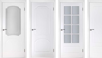 Крашеные межкомнатные двери с покрытием из эмали