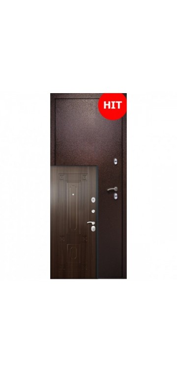 Входная дверь Garda 3К-Тепло с термо. Дуб шоколадный.
