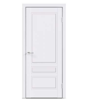 Межкомнатная дверь Сканди 3р белая эмаль