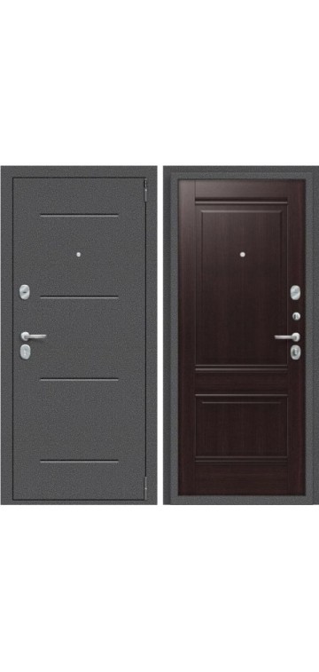 Входная дверь Portika К42 букле черный/ венге