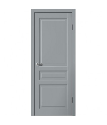 Межкомнатная дверь CLASSIC C03 ПГ Эмалит серый FLYDOORS