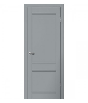 Межкомнатная дверь CLASSIC C01 ПГ Эмалит серый FlYDOORS