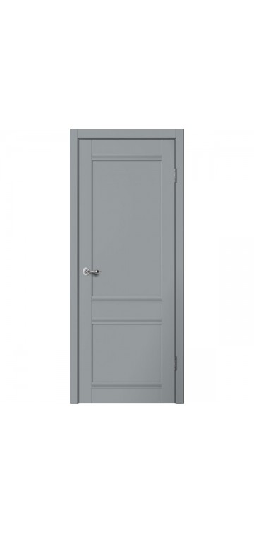 Межкомнатная дверь CLASSIC C01 ПГ Эмалит серый FLYDOORS